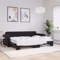 VidaXL 3196926 canapé lit sofa Noir