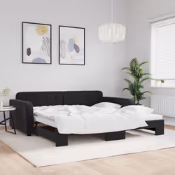 VidaXL 3196940 canapé lit sofa Noir