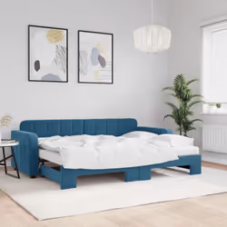 Ce lit de repos 2 en 1 avec lit gigogne, servant à la fois de canapé et de lit, constitue un supplément pratique et accrocheu ...
