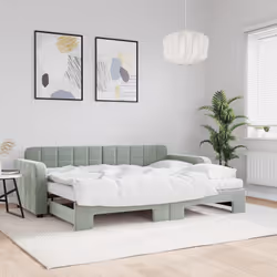 VidaXL 3196946 canapé lit sofa Gris