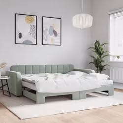 VidaXL 3196953 canapé lit sofa Gris