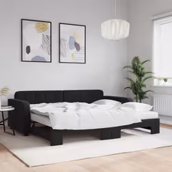 VidaXL 3196957 canapé lit sofa Noir