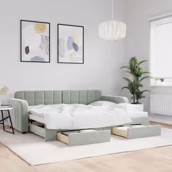 VidaXL 3196970 canapé lit sofa Gris