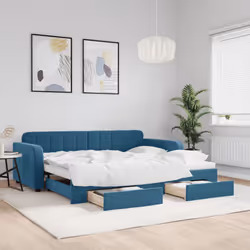 VidaXL 3196976 canapé lit sofa Bleu