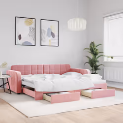 VidaXL 3196980 canapé lit sofa Rose