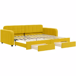 Ce lit de repos 2 en 1 avec lit gigogne, servant à la fois de canapé et de lit, constitue un supplément pratique et accrocheu ...