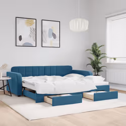 VidaXL 3196983 canapé lit sofa Bleu