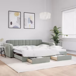 VidaXL 3196984 canapé lit sofa Gris