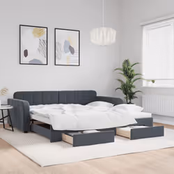 VidaXL 3196985 canapé lit sofa Gris