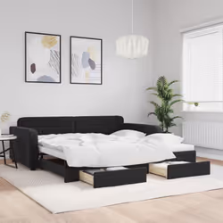 Ce lit de repos 2 en 1 avec lit gigogne, servant à la fois de canapé et de lit, constitue un supplément pratique et accrocheu ...