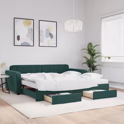 VidaXL 3197003 canapé lit sofa Vert