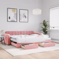 VidaXL 3197004 canapé lit sofa Rose