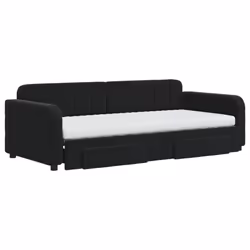 VidaXL 3197005 canapé lit sofa Noir