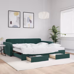 VidaXL 3197010 canapé lit sofa Vert