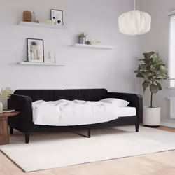 VidaXL 3197043 canapé lit sofa Noir