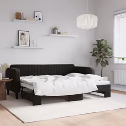 VidaXL 3197060 canapé lit sofa Noir