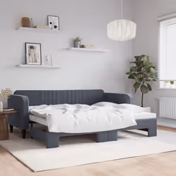 VidaXL 3197077 canapé lit sofa Gris