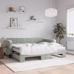 VidaXL 3197087 canapé lit sofa Gris