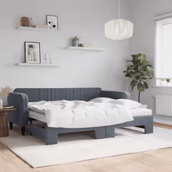VidaXL 3197088 canapé lit sofa Gris