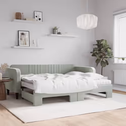 VidaXL 3197094 canapé lit sofa Gris