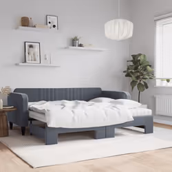 VidaXL 3197095 canapé lit sofa Gris