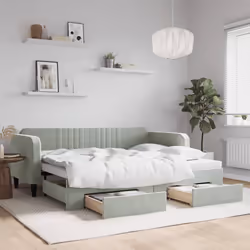 VidaXL 3197111 canapé lit sofa Gris