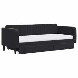 VidaXL 3197132 canapé lit sofa Noir