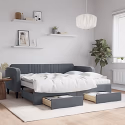 VidaXL 3197136 canapé lit sofa Gris