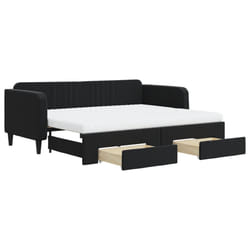 VidaXL 3197139 canapé lit sofa Noir