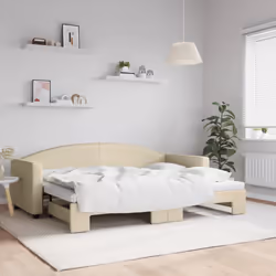 VidaXL 3197187 canapé lit sofa Crème
