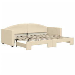 VidaXL 3197192 canapé lit sofa Crème