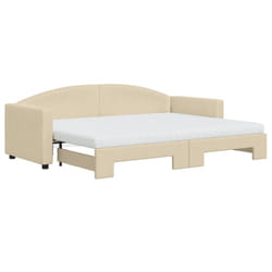 VidaXL 3197215 canapé lit sofa Crème