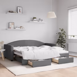 VidaXL 3197220 canapé lit sofa Gris