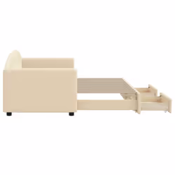 VidaXL 3197223 canapé lit sofa Crème - Vue supplémentaire 4