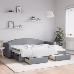 VidaXL 3197229 canapé lit sofa Gris