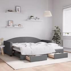 VidaXL 3197235 canapé lit sofa Gris