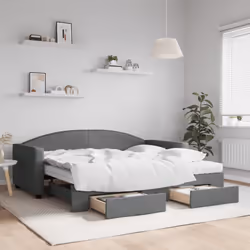 VidaXL 3197238 canapé lit sofa Gris