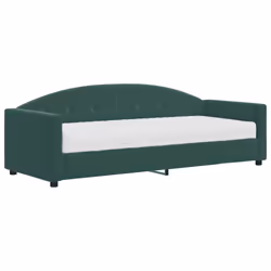 VidaXL 3197279, lit sofa, Vert, mousse, Métal, Polyester, Bois, 2220 mm, 1000 mm