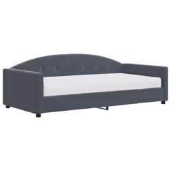 VidaXL 3197285, lit sofa, Gris, mousse, Métal, Polyester, Bois, 2220 mm, 1100 mm