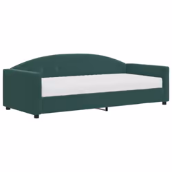 VidaXL 3197286, lit sofa, Vert, mousse, Métal, Polyester, Bois, 2220 mm, 1100 mm