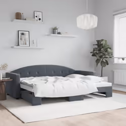 VidaXL 3197295 canapé lit sofa Gris