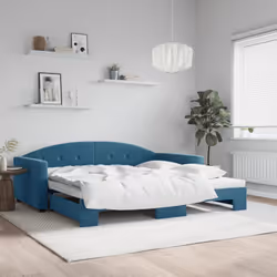 VidaXL 3197307 canapé lit sofa Bleu - Vue supplémentaire 2