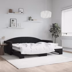 VidaXL 3197312 canapé lit sofa Noir