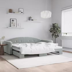 VidaXL 3197314 canapé lit sofa Gris