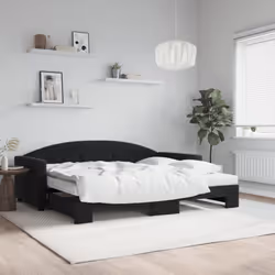 VidaXL 3197322 canapé lit sofa Noir