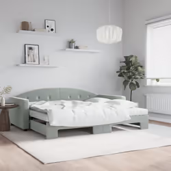 VidaXL 3197325 canapé lit sofa Gris