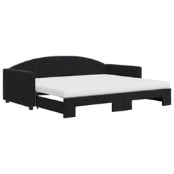 VidaXL 3197329 canapé lit sofa Noir