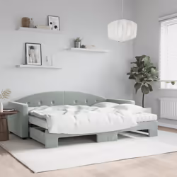 VidaXL 3197338 canapé lit sofa Gris