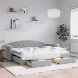 VidaXL 3197342 canapé lit sofa Gris