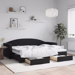 VidaXL 3197346 canapé lit sofa Noir